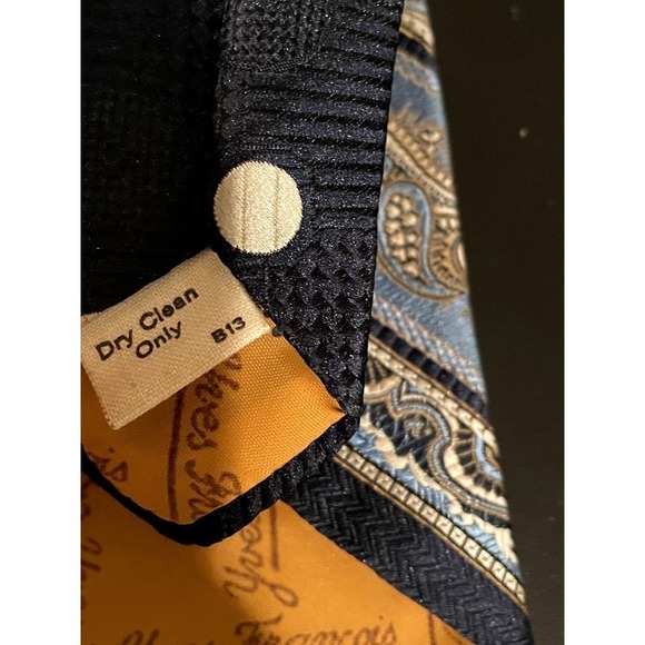 Yves Francois Made in France Vintage Tie - Picture 5 of 6